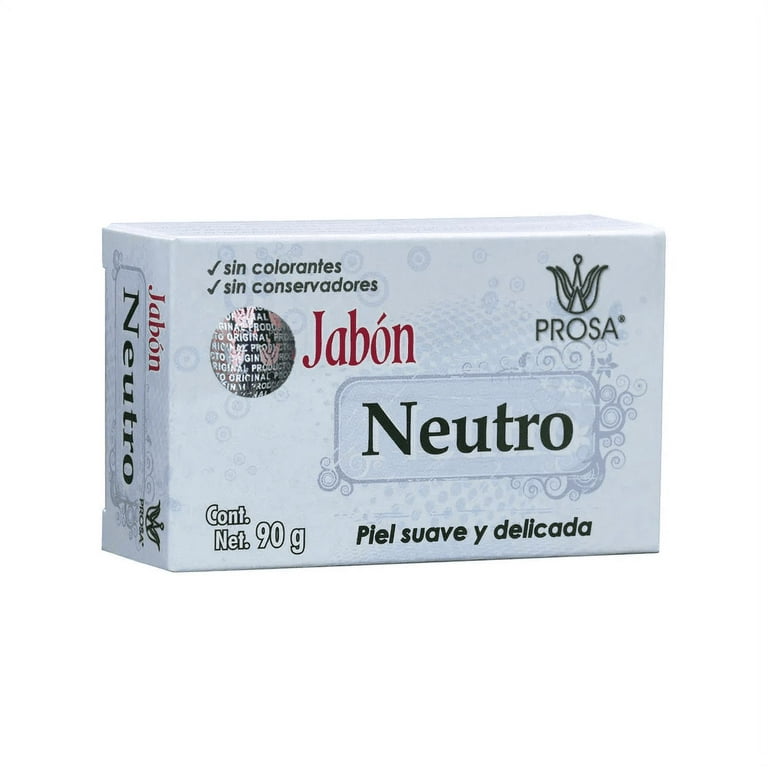 PROSA Jabon Neutro - Neutral Hypoallergenic Bar Soap