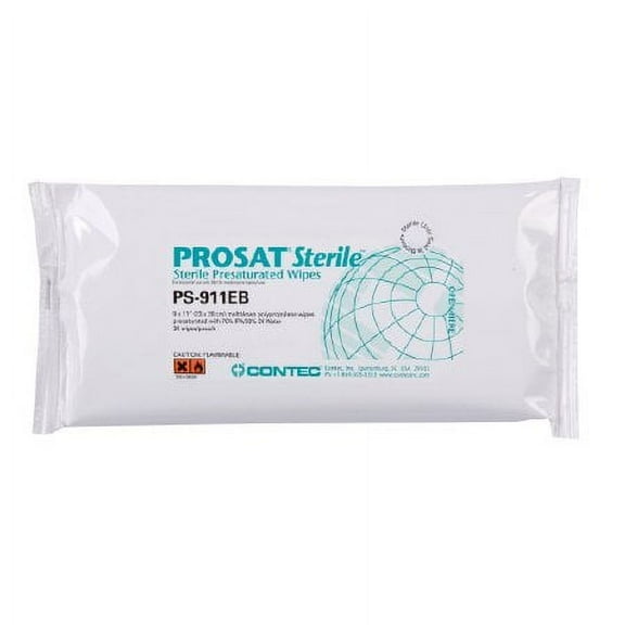 PROSAT Sterile Cleanroom Wipe - 30 Count