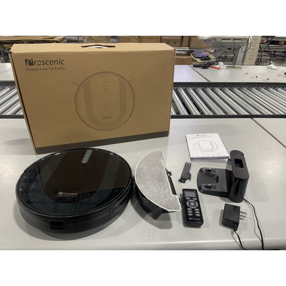 PROSCENIC WI-FI CONNECTED ROBOT VACUUM CLEANER 3-IN-1 - BLACK