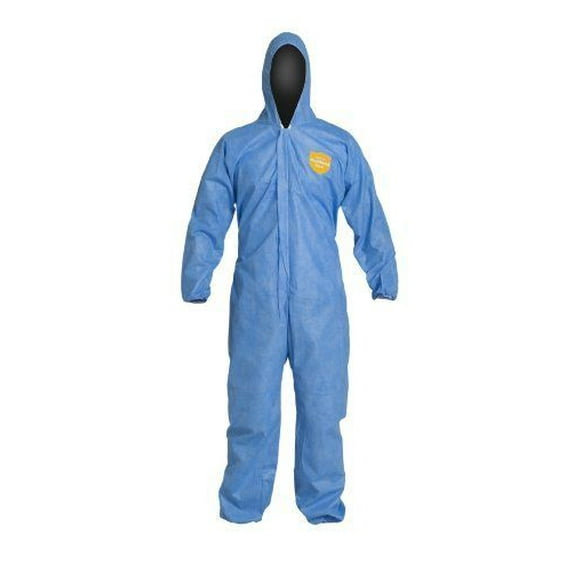 PROSHIELD® 10, COVERALL, ZIPPER FRONT, HOOD, ELASTIC WRIST AND ANKLE, STORMFLAP