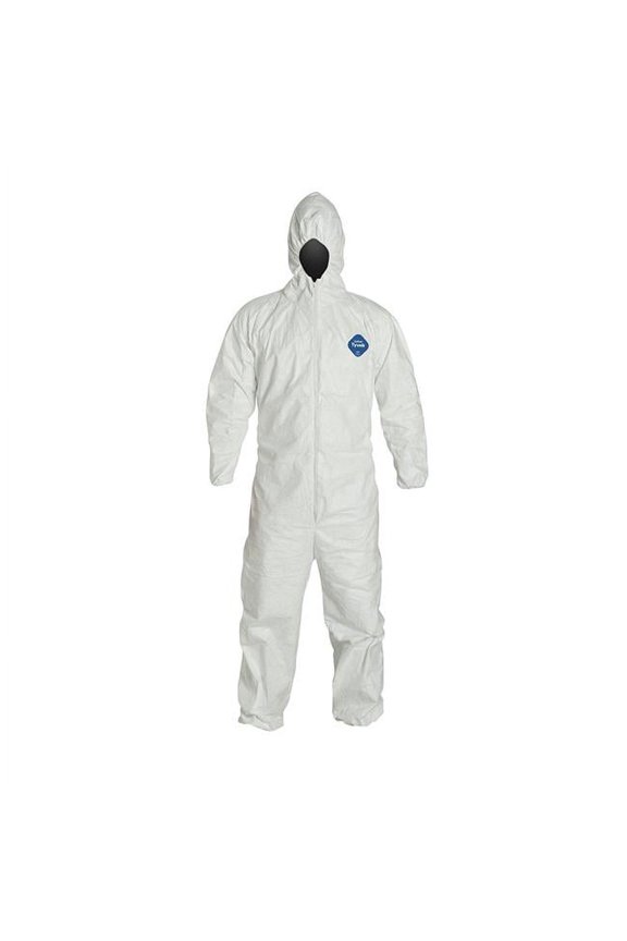 PROSHIELD 50, COVERALL, ZIPPER FRONT, HOOD, BOOTS, ELASTIC WRIST, STORMFLAP