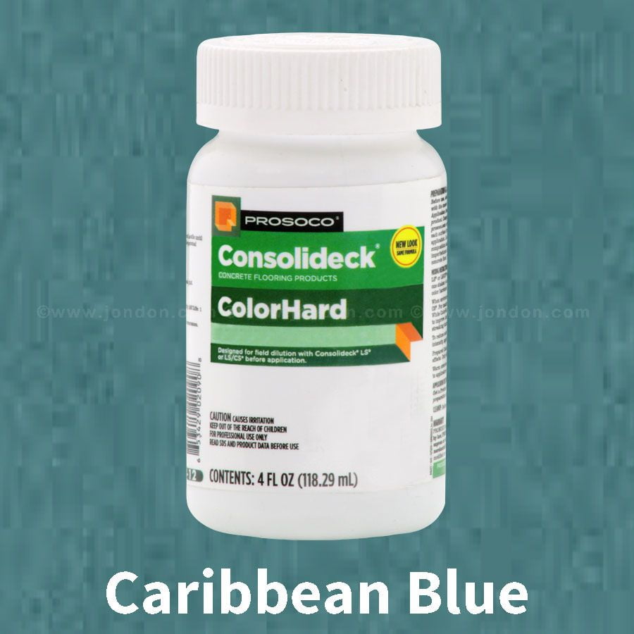 PROSOCO Consolideck ColorHard, Caribbean Blue, 4 oz