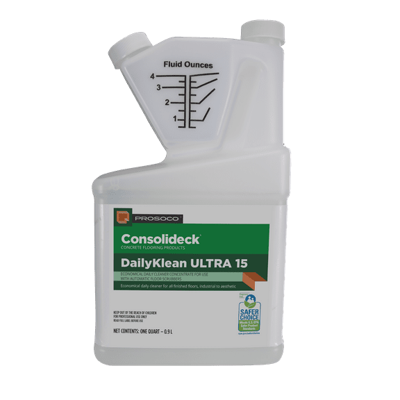 PROSOCO DailyKlean ULTRA 15 Tip N Measure - Economical Daily Maintenance Concrete Floor Cleaner