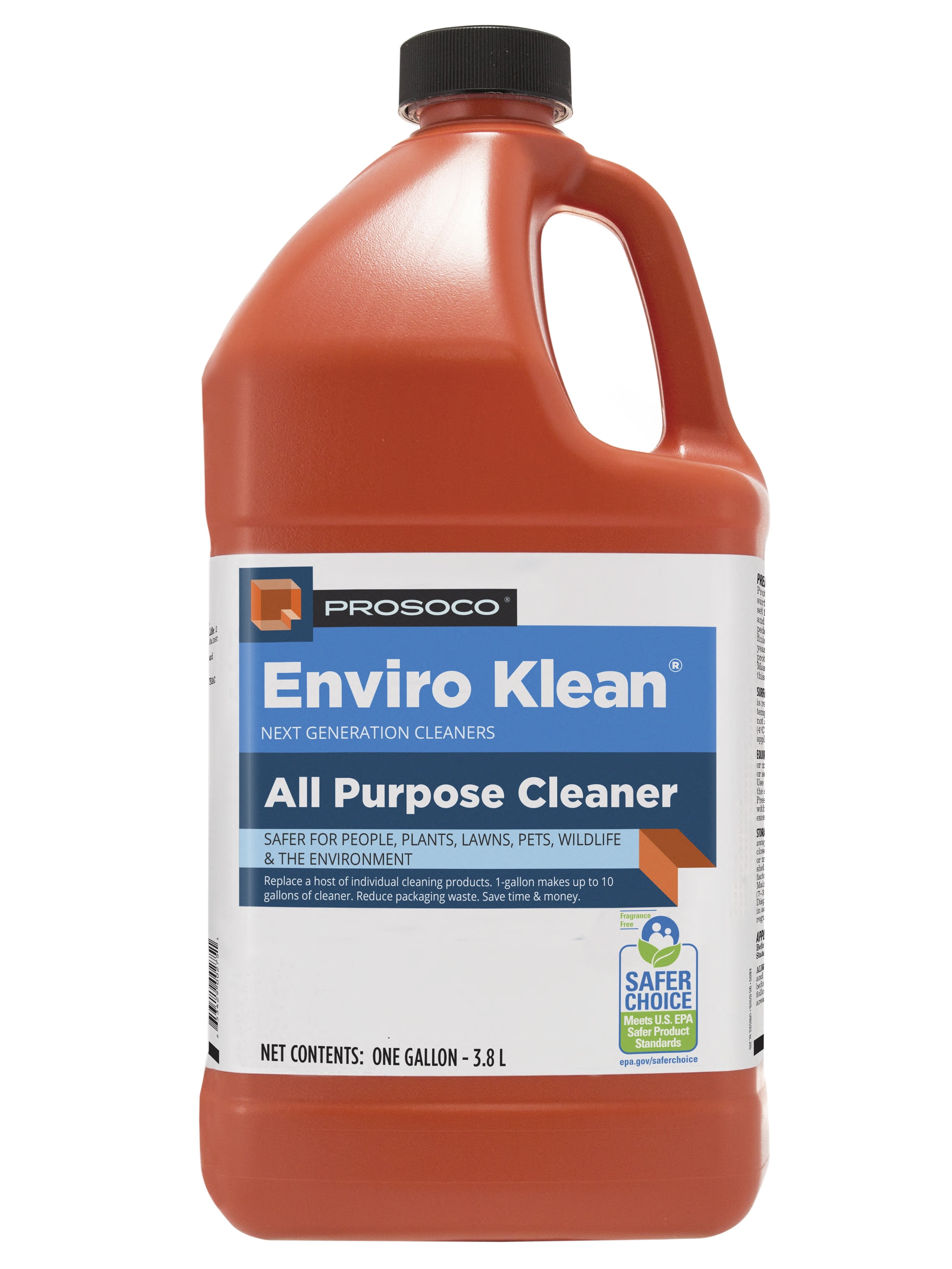 PROSOCO | Enviro Klean All Purpose Cleaner - Multiple-use cleaner and degreaser (1 Gal)