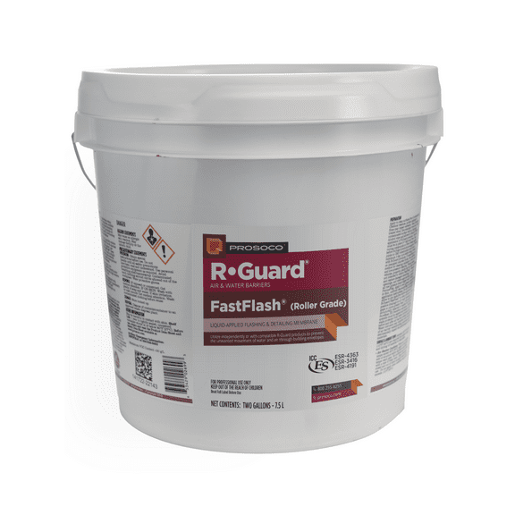PROSOCO FastFlash | Waterproof and Airtight Fluid-Applied Flashing Membrane