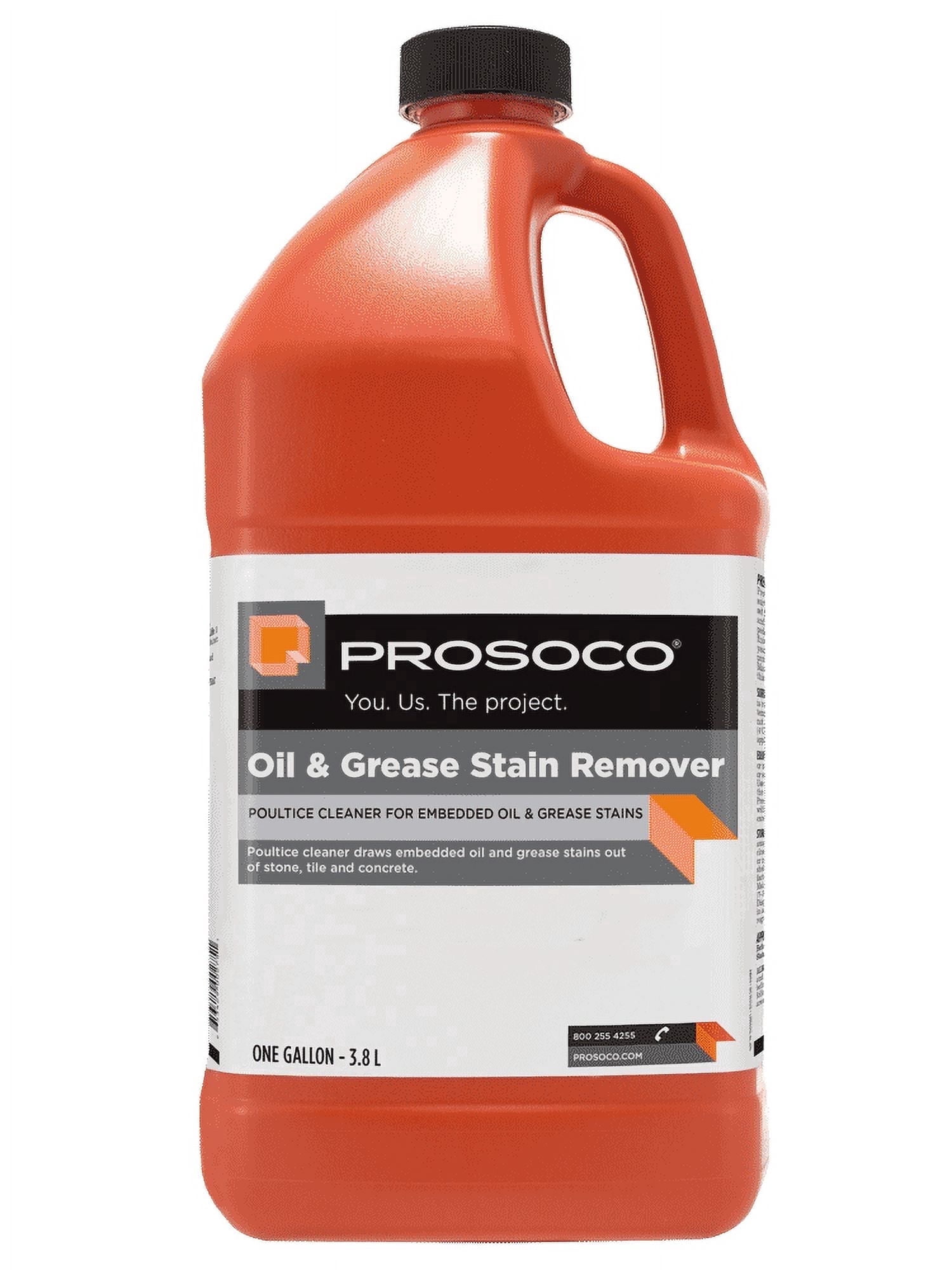PROSOCO Oil and Grease Stain Remover - Driveways and Garage Floors &ndash; Ready-to-Use Formula