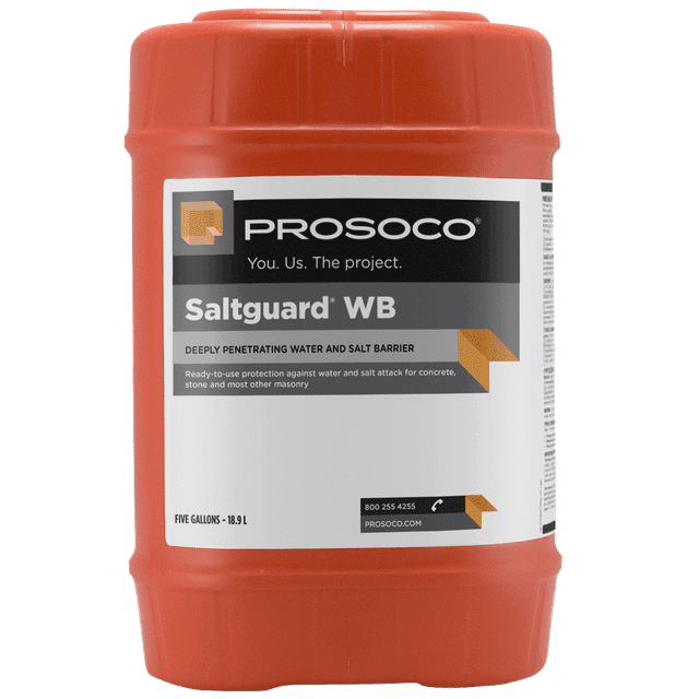 PROSOCO Saltguard WB Concrete Weather Sealer Protects Against Water