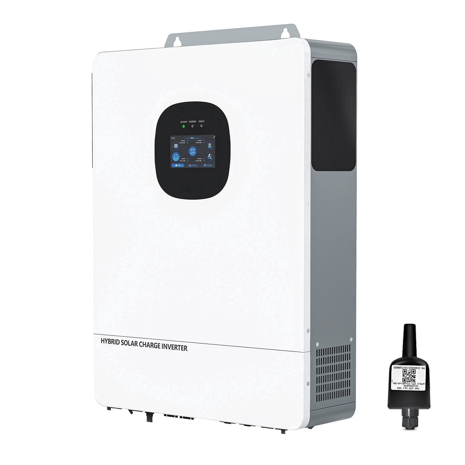 Prosoli 10000W 48V All-in-One Solar Hybrid Inverter UL,48V DC 120V/240V Single&Split-Phase,20KW Peak Pure Sine Wave,6 Parallel,Battery-Free UPS WiFi,Dual MPPT,Lead-Acid/Lithium,Off-Grid Home,RVs