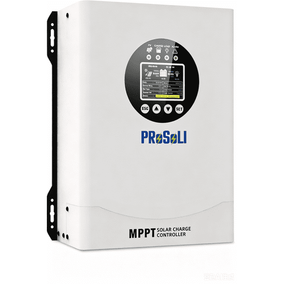 Prosoli 60A MPPT Solar Charge Controller,12V-96V Auto Regulator Max 230V PV Input for LiFePO4 Agm Gel Batteries off-Grid Solar