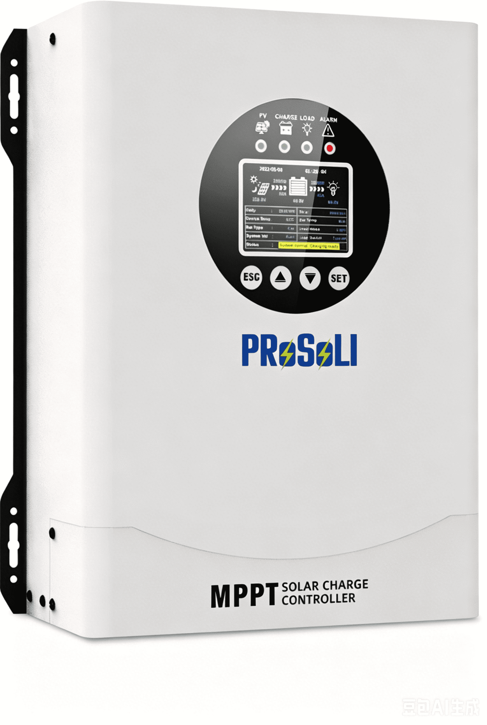 Prosoli 60A MPPT Solar Charge Controller,12V-96V Auto Regulator Max 230V PV Input for LiFePO4 Agm Gel Batteries off-Grid Solar