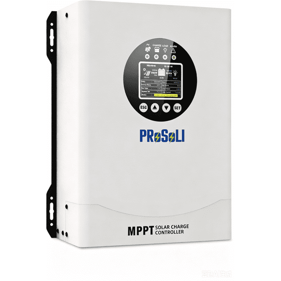Prosoli 60A MPPT Solar Charge Controller,12V-96V Auto Regulator Max 230V PV Input for LiFePO4 Agm Gel Batteries off-Grid Solar