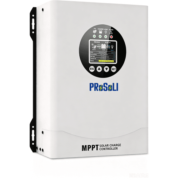 PROSOLI 60A MPPT Solar Charge Controller,12V-96V Auto Regulator Max 230V PV Input for LiFePO4 Agm Gel Batteries off-Grid Solar