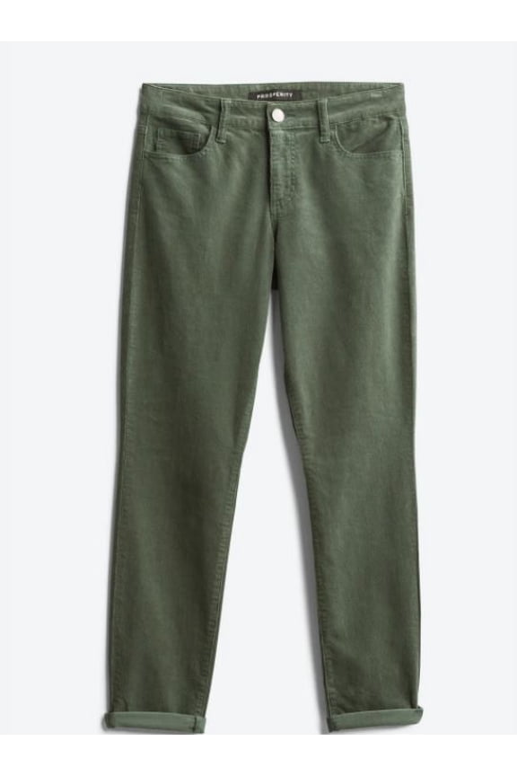 Women's Olive Sheila Boyfriend Corduroy Pants, 31