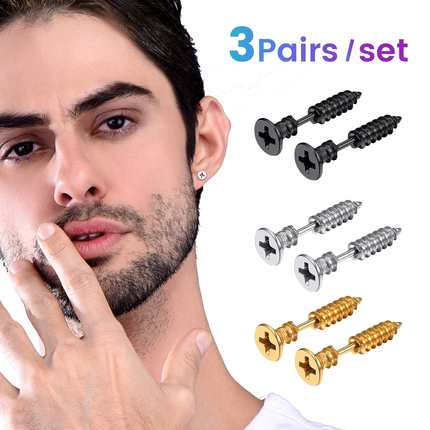 Buy Best Earrings For Men | Gold & Diamond Men's Earrings-baongoctrading.com.vn