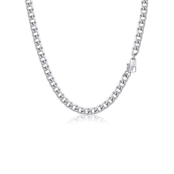 PROSTEEL Chain Necklace for Men 4mm Stainless Steel Cuban 20 Inch Birthday Father Day Jewelry Gifts for Husband Dad Adults