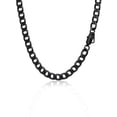 thumbnail image 1 of PROSTEEL Chain Necklace for Men 6mm Stainless Steel Black Cuban 24 Inch Birthday Father Day Jewelry Gifts for Husband Dad Adults, 1 of 8