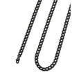 thumbnail image 1 of PROSTEEL Cuban Curb Chain Necklace Gift Punk 6mm Miami Necklace For Men Women Black Necklaces Stainless Steel Jewelry, 24" Long, 1 of 7