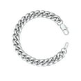 thumbnail image 1 of PROSTEEL Bracelet for Men Chunky Cuban Bracelet 10MM 8.3 inch Stainless Steel Chain Bracelet Mens Birthday Valentines Day Jewelry Gifts for Him Dad Adults Age, 1 of 8