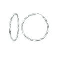 thumbnail image 1 of PROSTEEL Hoop Earrings for Women 80mm Chunky Size Twisted Earring Stainless Steel Hypoallergenic Ear Jewelry Christmas Gift, 1 of 9