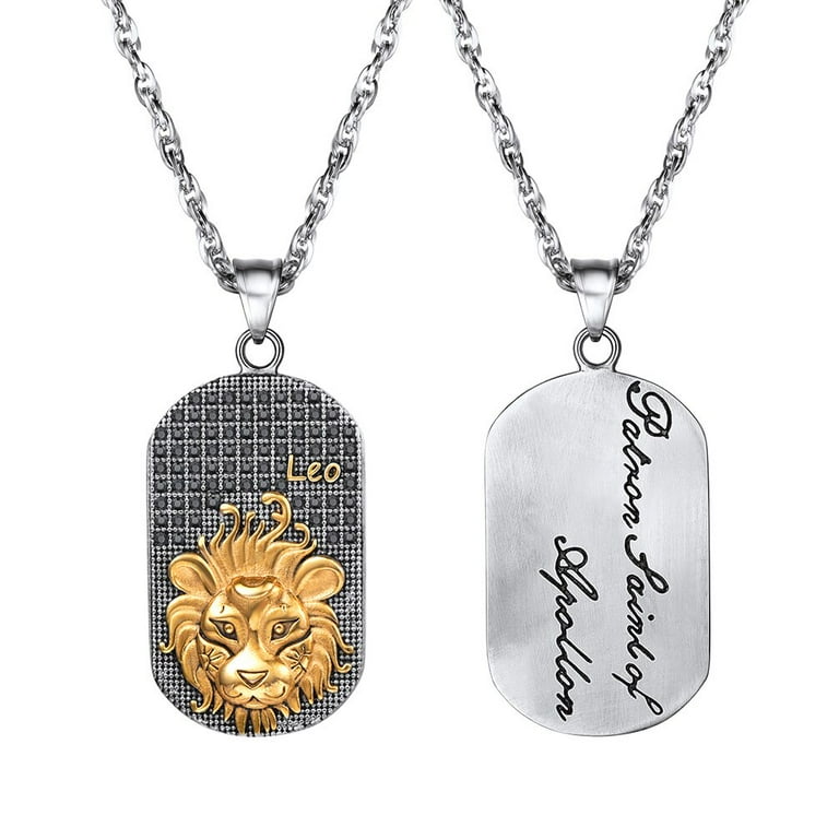 Leo necklace shop for men