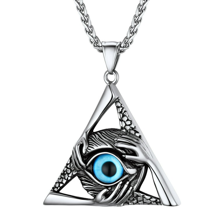 Big evil deals eye necklace