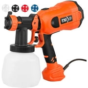 PROSTORMER Paint Sprayer, 750 Watt High Power HVLP Spray Gun, 1200ml Container, 4 Nozzles, Easy Spraying and Cleaning