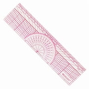 Westcott Engineers Protractor Ruler, 6", 15cm, Transparent W-8