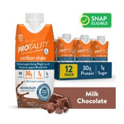 PROTALITY Milk Chocolate Nutrition Shake | 30g Protein, 1g Sugar | Nutrition Support for Muscle Health During Weight Loss | 12 Pack
