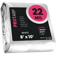 thumbnail image 1 of PROTARP Extreme Heavy Duty 22 Mil Tarp, White 8′ X 10′, 1 of 7