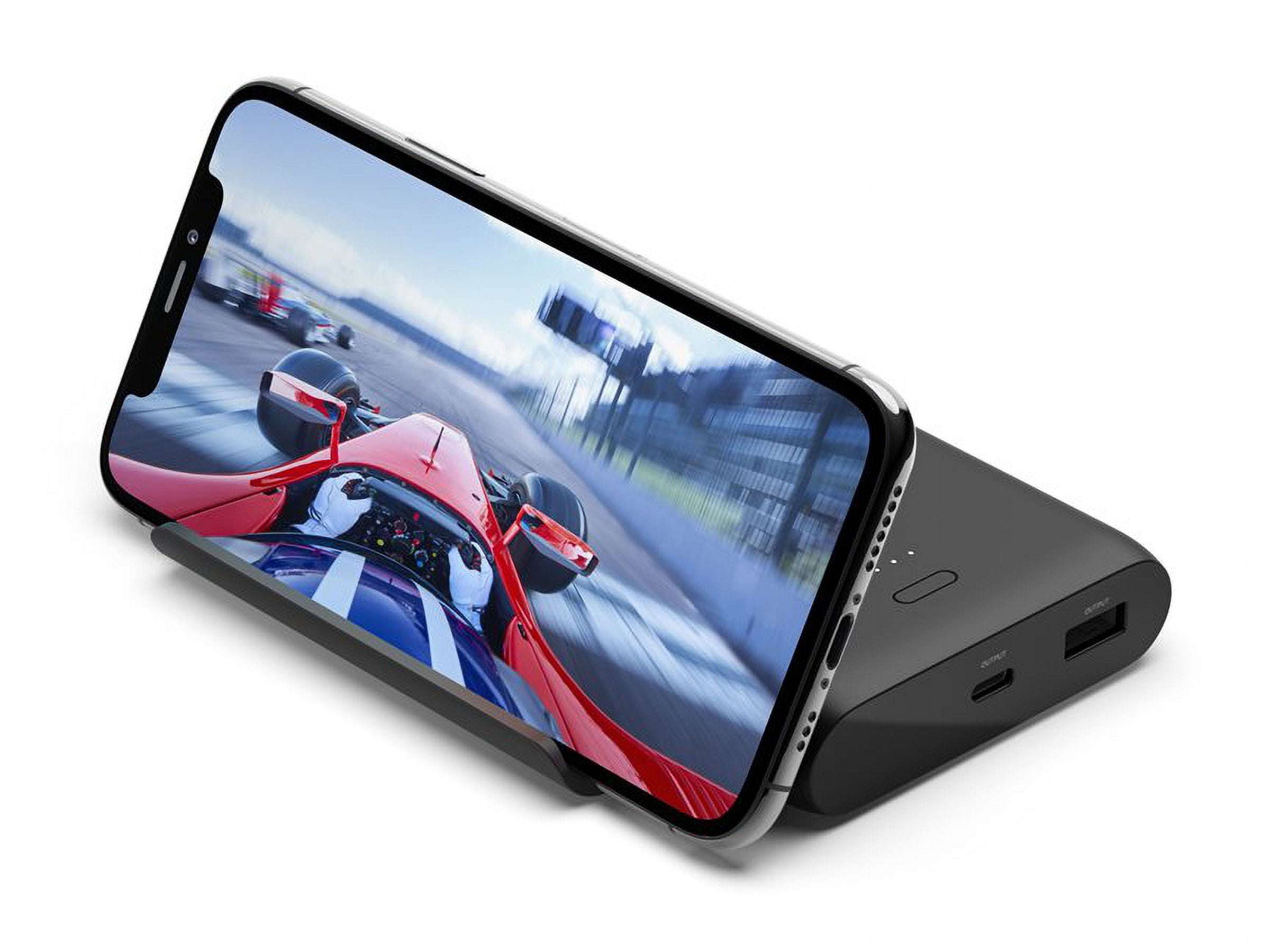 Belkin BoostCharge - Power bank - 10000 mAh - 2 output connectors (USB, 24 pin USB-C) - black