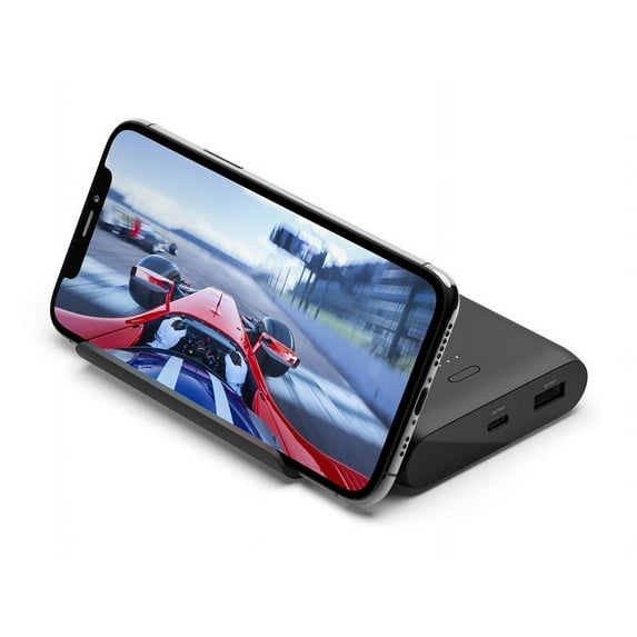 Belkin BoostCharge - Power bank - 10000 mAh - 2 output connectors (USB, 24 pin USB-C) - black