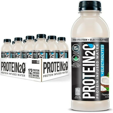 PROTEIN2O BEV TROPICAL COCONUT 16.9 FO - Pack of 12