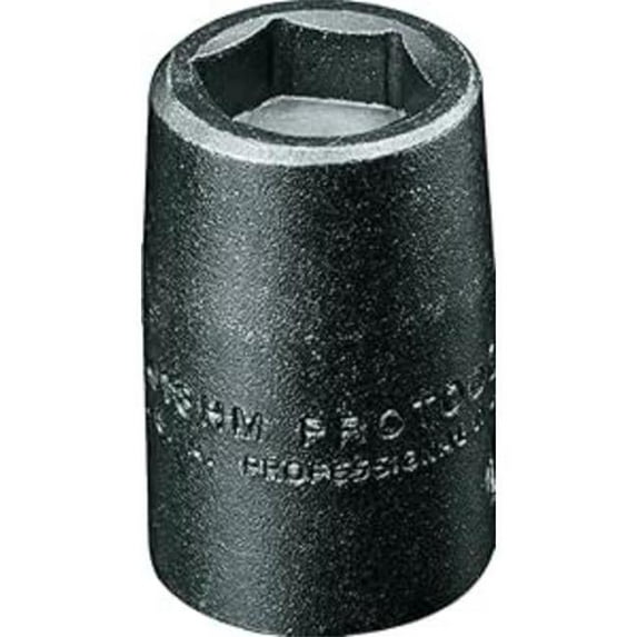 PROTO J4704B 1/4" Drive Black Oxide Socket 1/8" - 6 Point