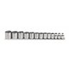 PROTO J52126 3/8" Drive Socket Set, SAE, 13 pcs