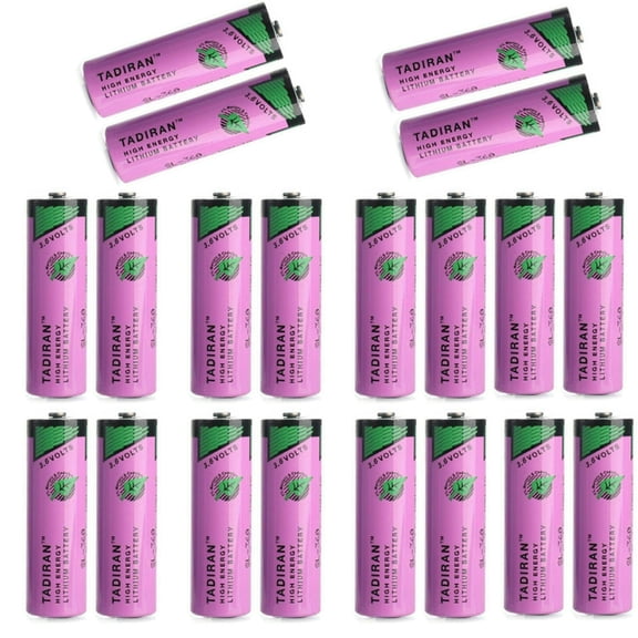 PROTOW (20-Pack) 3.6V 2400mAh SL-360 TL-5903 TL-5903/S AA Lithium Battery for S7-400 ER14500 ER14505 TL-2100 6ES7971-0BA00 for S7-400 PLC Machine