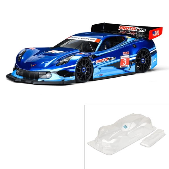 PROTOform 1/8 Corvette C7.R Clear Body GT Short Wheelbase PRM155140 Car/Truck Bodies wings & Decals