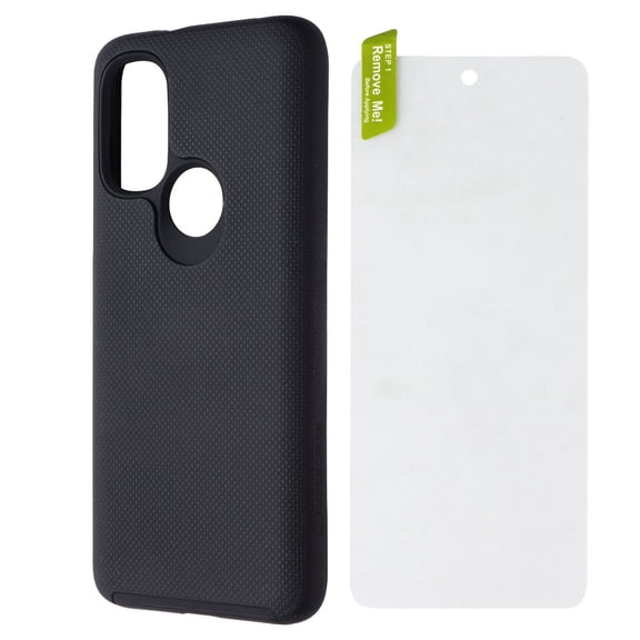 PROTech Case and Glass Screen Protector for Motorola Moto G Power (2022)