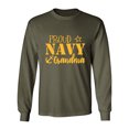 thumbnail image 1 of PROUD NAVY GRANDMA Adult Long Sleeve T-shirt, 1 of 3