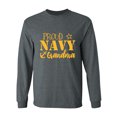 thumbnail image 1 of PROUD NAVY GRANDMA Adult Long Sleeve T-shirt, 1 of 3