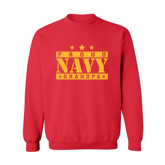 PROUD NAVY GRANDPA Crewneck Sweatshirt