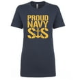thumbnail image 1 of PROUD NAVY SIS GOLD Womens crewneck tee, 1 of 1
