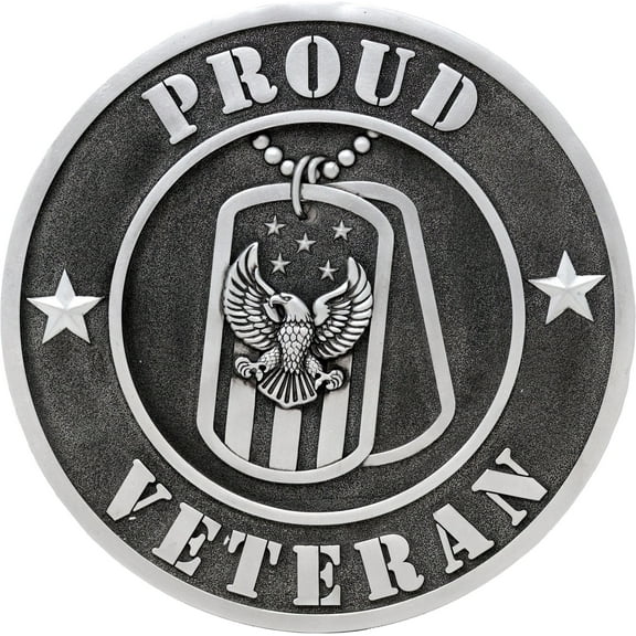 PROUD VETERAN STEPPING STONE / DECORATIVE WALL PLAQUE