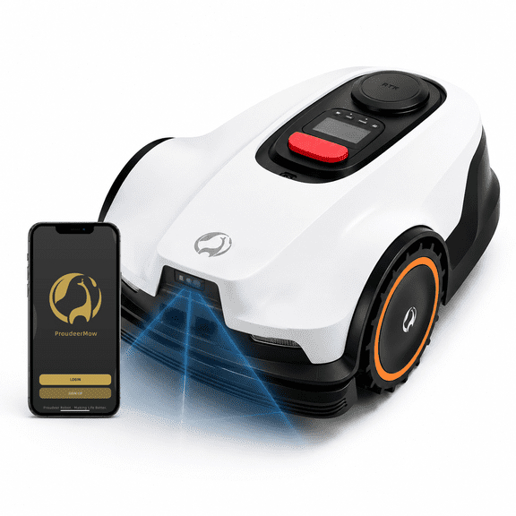 PROUDEER Lawn Mower Robot, Wire Free, Full‑Band RTK Navigation