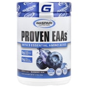 Gaspari Nutrition Proven EAAs  with 9 Essential Amino Acids, Blueberry Acai, 13.75 oz 390 g