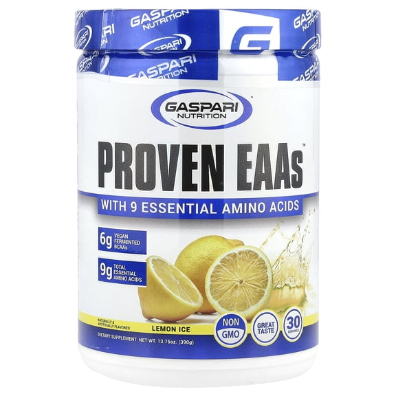 Gaspari Nutrition Proven EAAs, Lemon Ice, 13.75 oz (390 g)