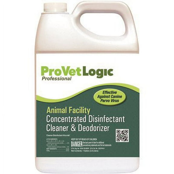 ProVetLogic Animal Facility Disinfectant & Deodorizer 1 Gallon | Concentrated Cleaner & Pet Odor Eliminator
