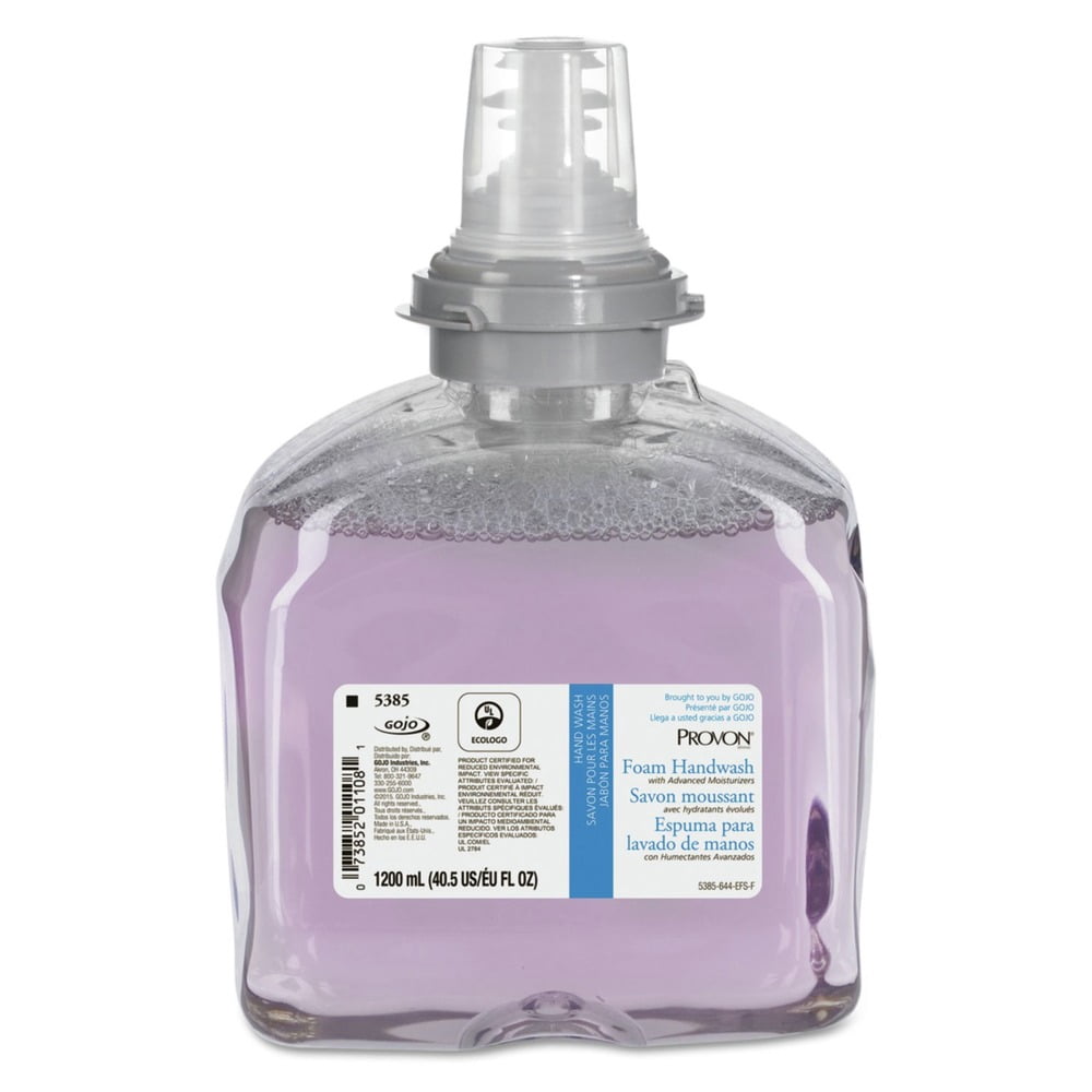PROVON Foaming Soap Dispenser Refill Bottle Cranberry Scent 1,200 mL 5385-02 2 Ct