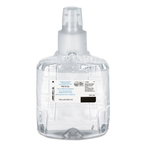 PROVON Foaming Soap Dispenser Refill Bottle Unscented 1,200 mL 1941-02 1 Ct
