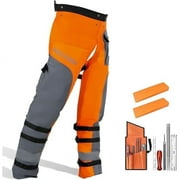 PROYAMA 9 Layers Lightweight Chainsaw Chaps, Chainsaw Pants Adjustable Belt, 40-42 Inch