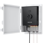 PROZOR Bluetooth 5.1 4 Channel Power Amplifier, 4 200W TPA3221 Speaker Amp with Splash Resistant Mounting Box for 4 8 Ohm Passive Speakers, for Patio Backyard Home Party Audio System